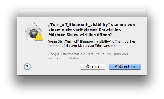 automator mac turn on bluetooth